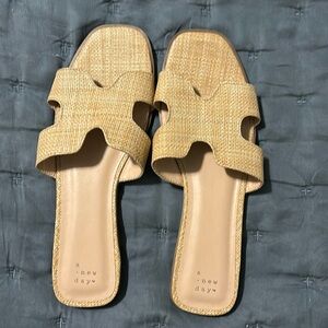 a new day Tan Sandals